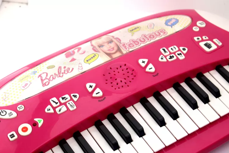 BARBIE KEYBOARD PIANINKO DUŻE