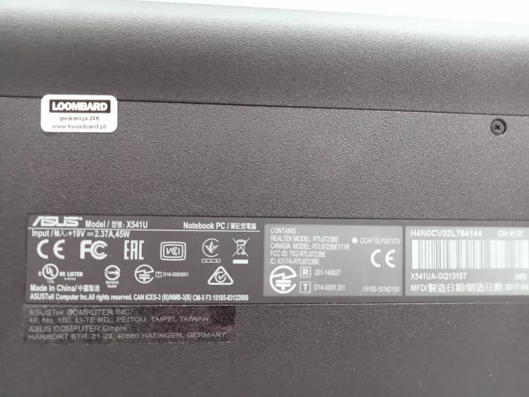 laptop-asus-x541u-inter-core-i34gb-ram1tbwin1-pojemnosc-dysku-1000