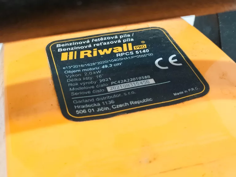 PIŁA SPALINOWA RIWALL RPCS 5140 2KW GWAR.