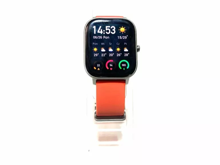 zegarek-amazfit-gts-vermillion-stan-uzywany