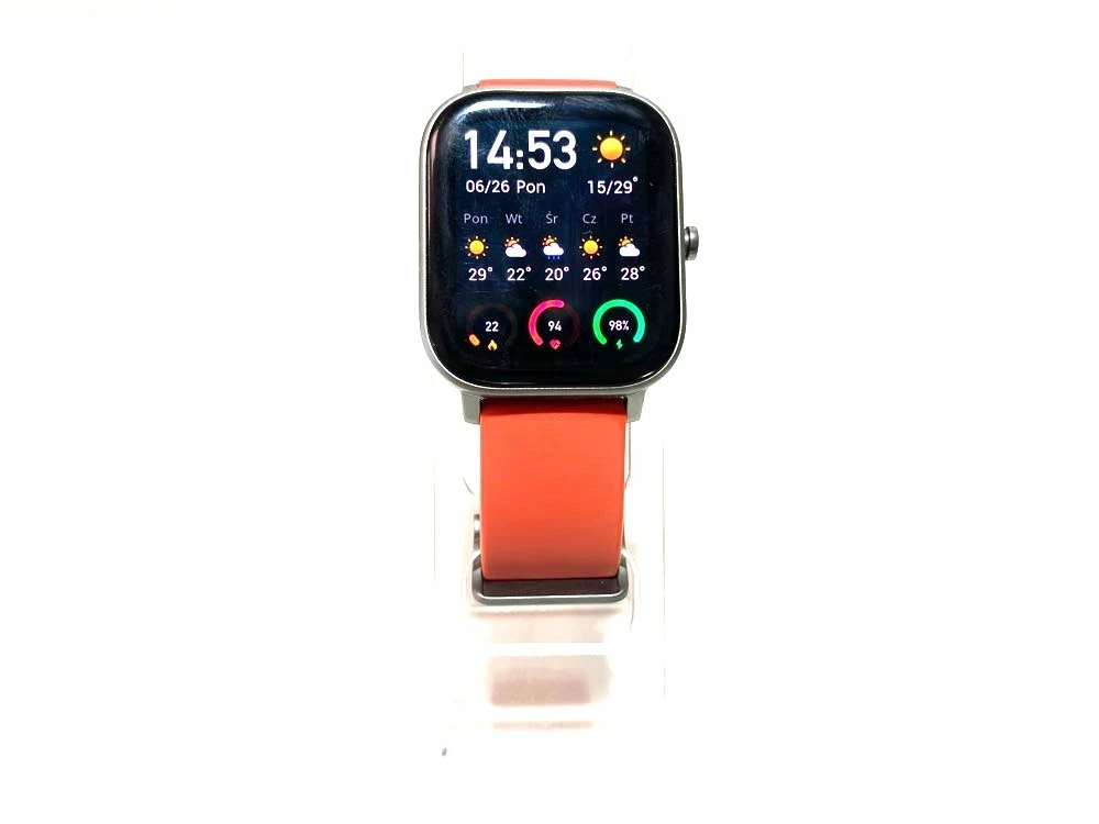 zegarek-amazfit-gts-vermillion-stan-uzywany