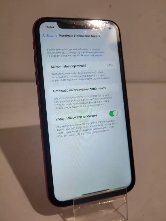 TELEFON APPLE IPHONE 11 64GB CZERWONY