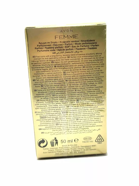 PERFUMY DAMSKIE AVON FEMME ICON
