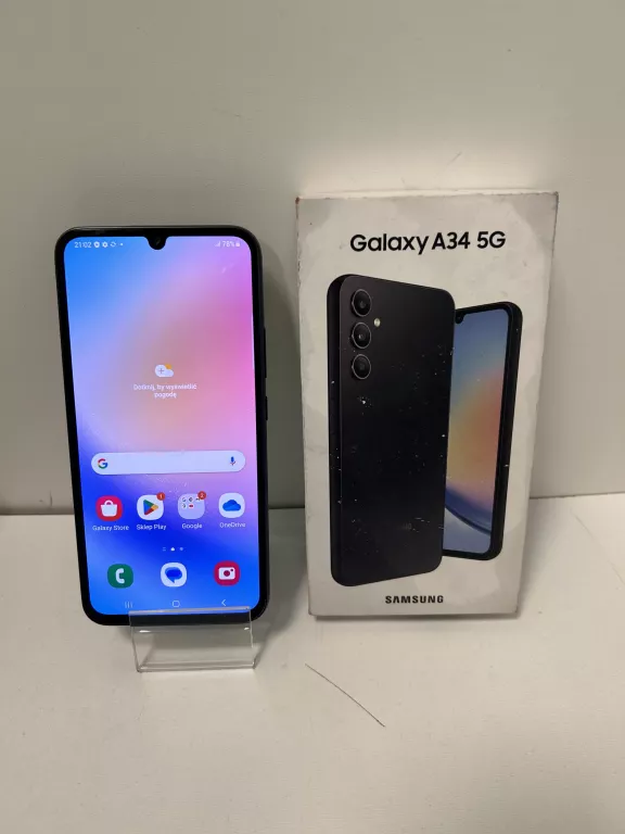TELEFON SAMSUNG A34 5G 128GB PUDEŁKO GWARANCJA