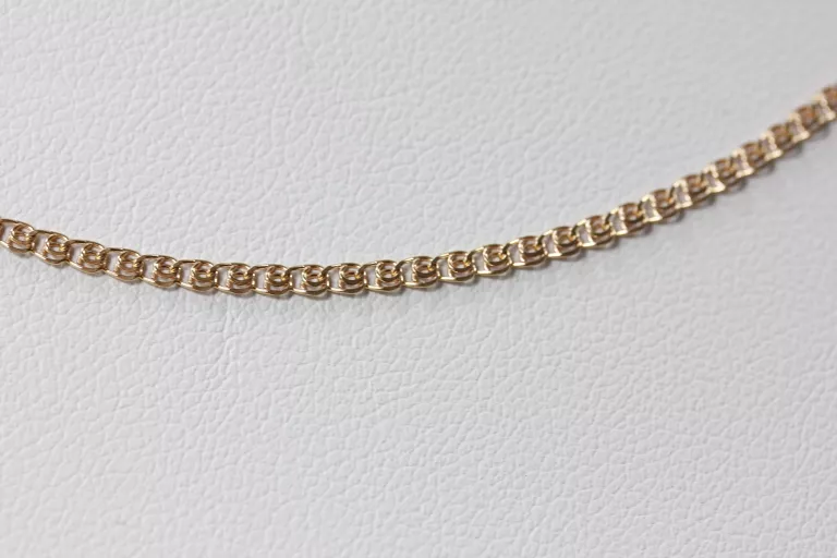 ZŁOTY ŁAŃCUSZEK RÓŻOWE ZŁOTO 2,24G 585 40CM