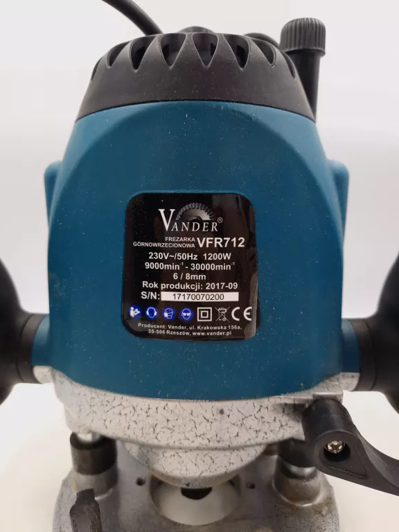 FREZARKA GÓRNOWRZECIONOWA VANDER VFR712