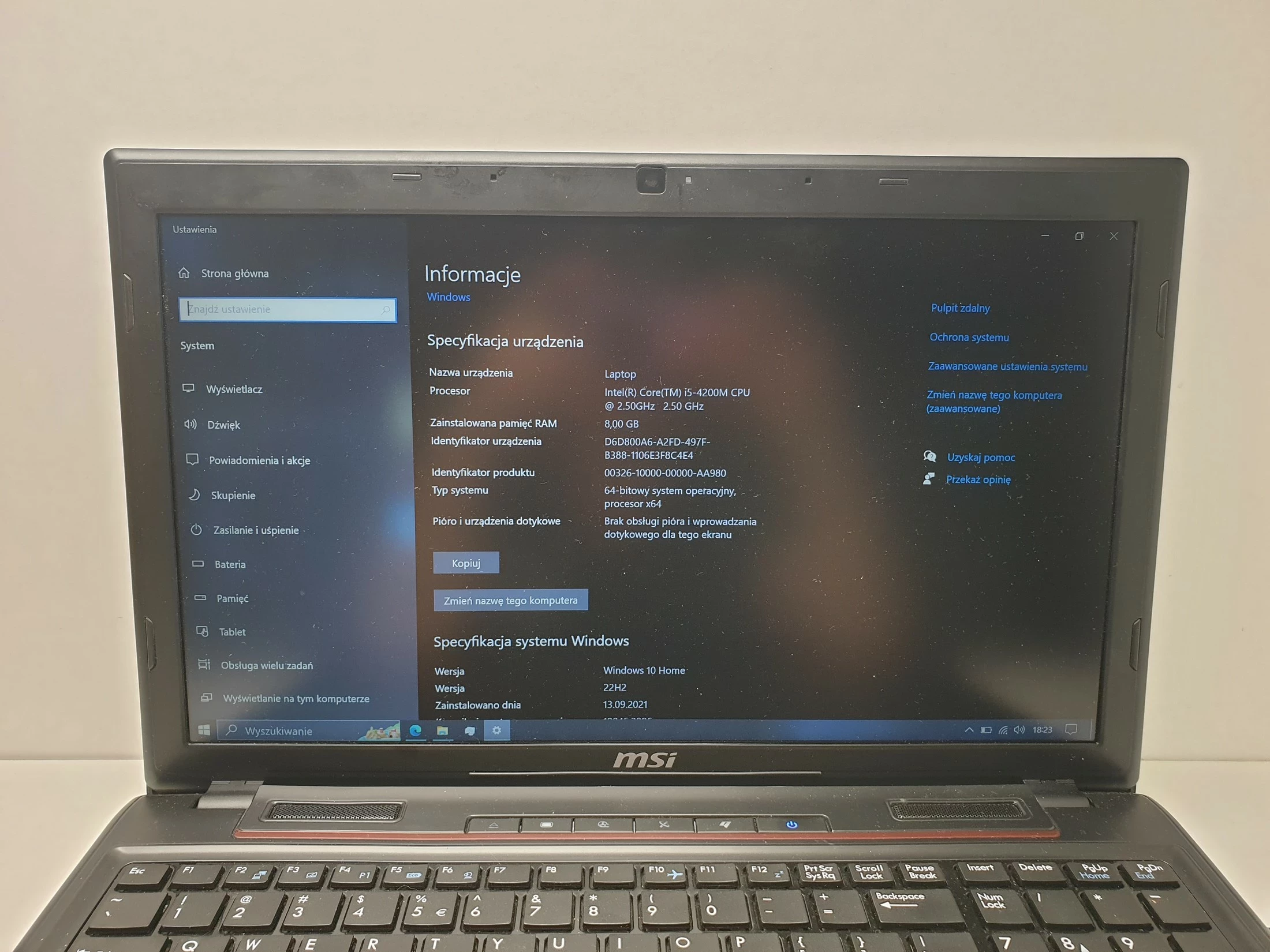 laptop-msi-ms-16gd-i5-8gb-super-stan-rozdzielczosc-px-1366-x-768