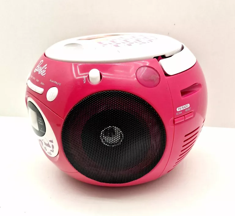 BOOMBOX BARBIE CD RADIO AUX IN LEXIBOOK RCD102BB