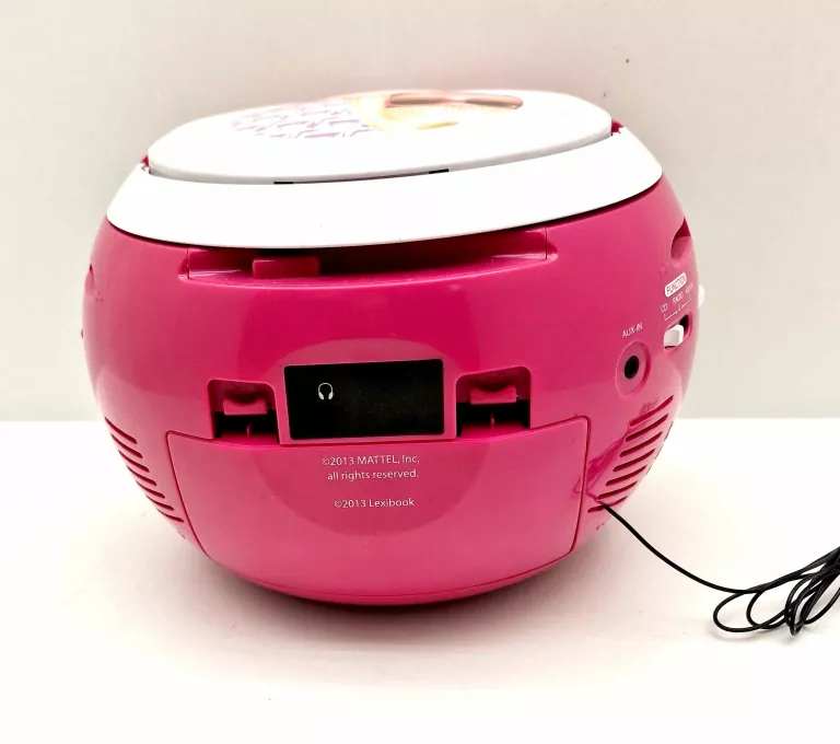 BOOMBOX BARBIE CD RADIO AUX IN LEXIBOOK RCD102BB