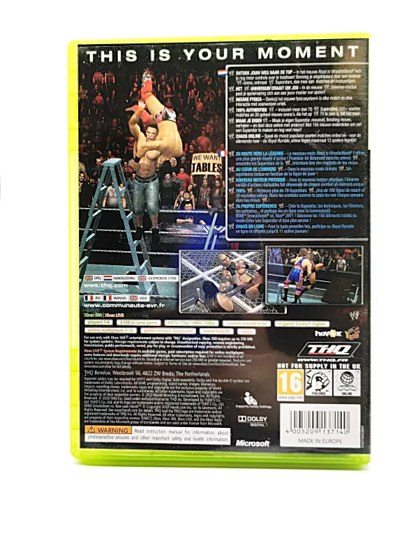 GRA XBOX 360 WWE SMACKDOWN VS RAW 2011!WARTO!