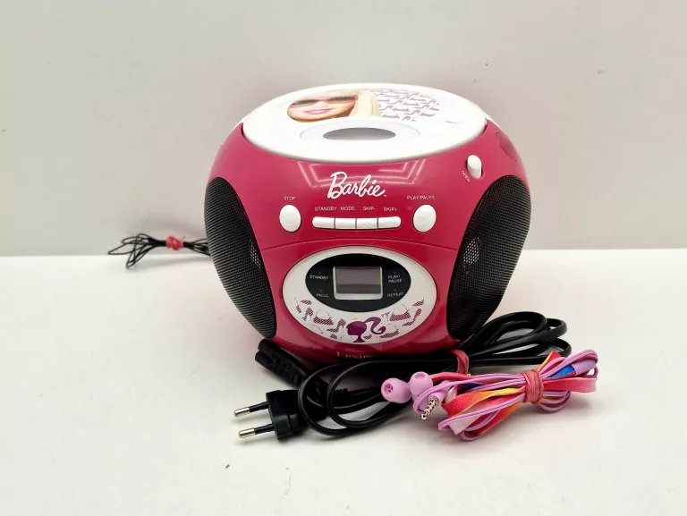 BOOMBOX BARBIE CD RADIO AUX IN LEXIBOOK RCD102BB