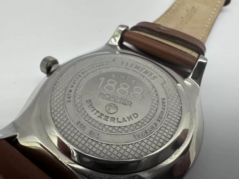 MĘSKI ZEGAREK ROAMER 650810 41 60 05 ELEMENTS SLIM