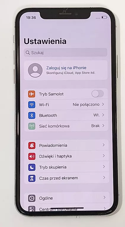 TELEFON APPLE IPHONE X 3/64GB SREBRNY BATERIA 100