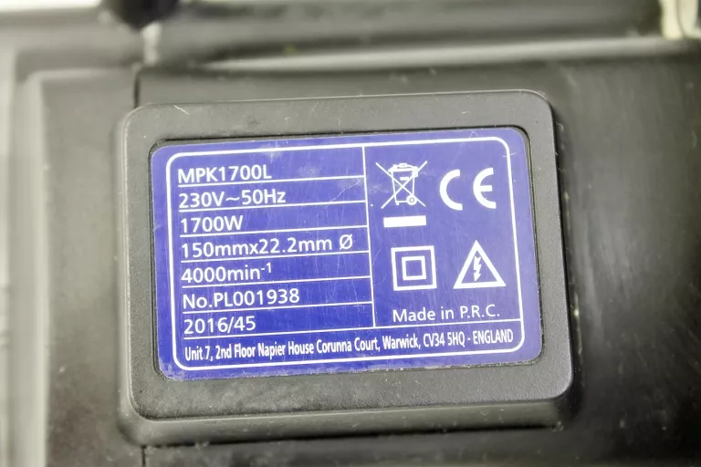 BRUZDOWNICA NUTOOL 150 MM 1700 W MPK1700L WALIZKA