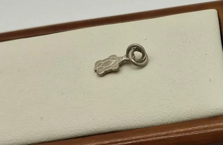 ŚLICZNA SREBRNA ZAWIESZKA ŻÓŁWIK 925 0,57G