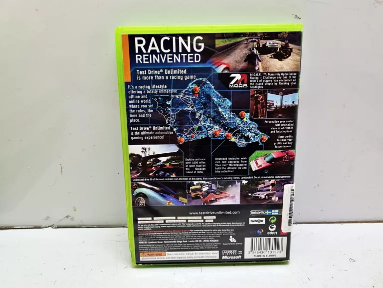 GRA XBOX 360 TEST DRIVE UNLIMITED