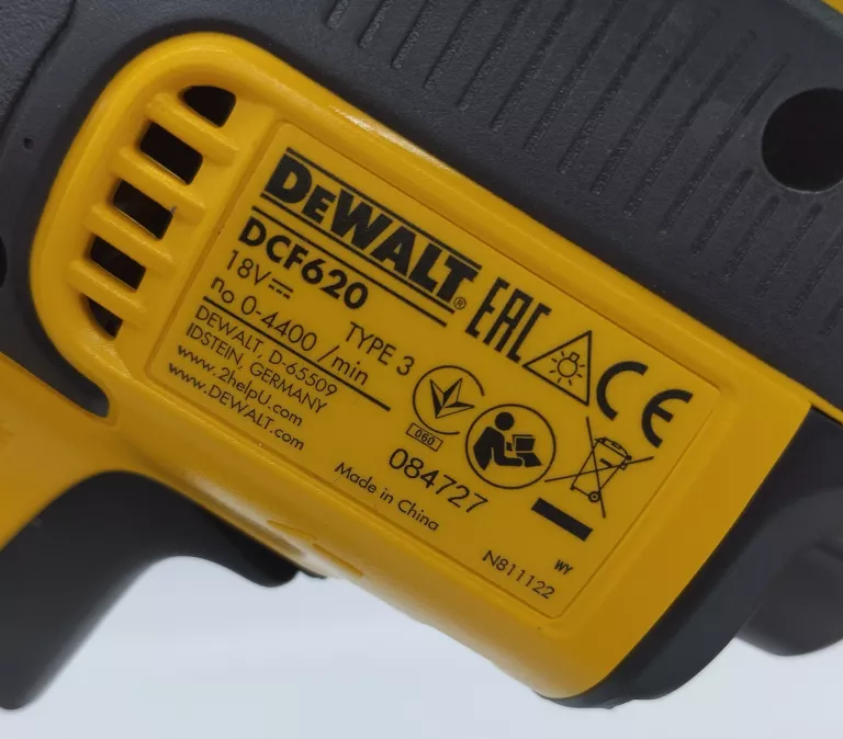 PISTOLET DO WKRĘTÓW DO GIPSU DEWALT DCF620