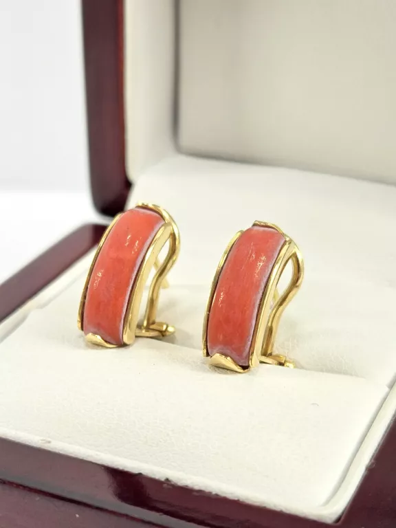 zlote-kolczyki-z-koralem-750-620g-stan-uzywany