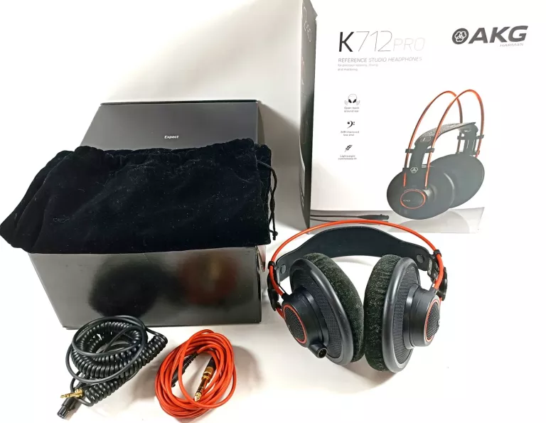 SŁUCHAWKI WOKÓŁUSZNE PRZEWODOWE AKG K712 PRO
