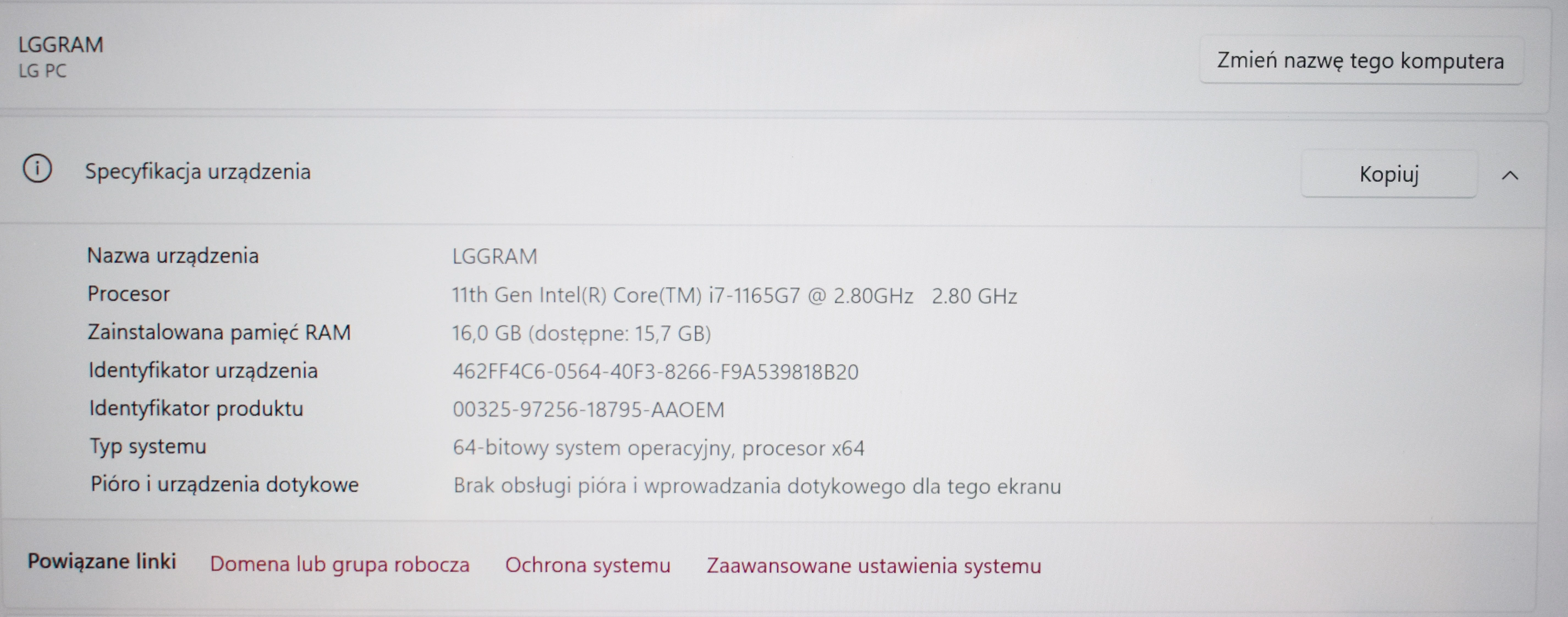 lg-gram-16z90p-11gen-i7-16gb-512ssd-win11-stan-uzywany