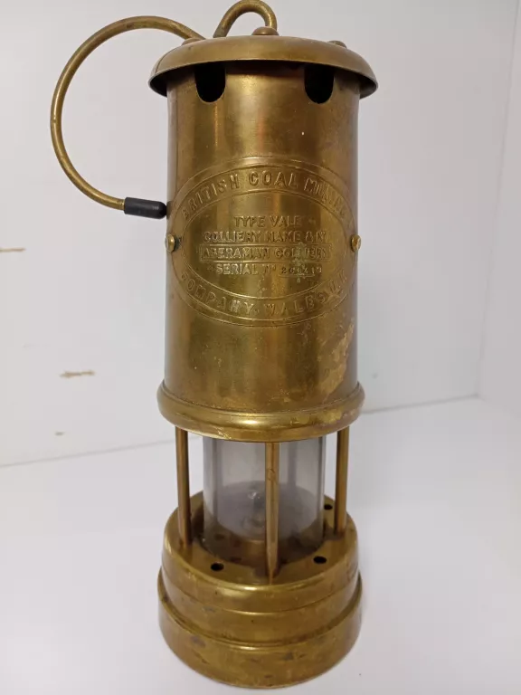 GÓRNICZA LAMPA NAFTOWA BRITISH COAL MINING