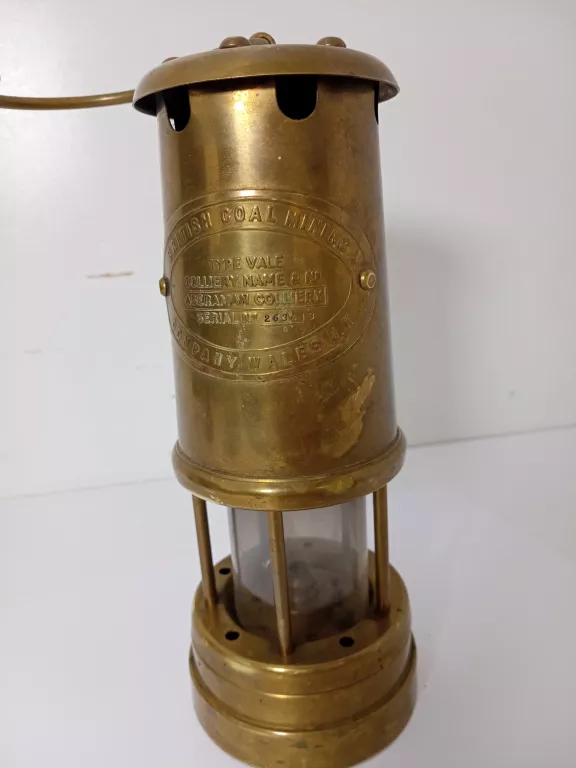 GÓRNICZA LAMPA NAFTOWA BRITISH COAL MINING