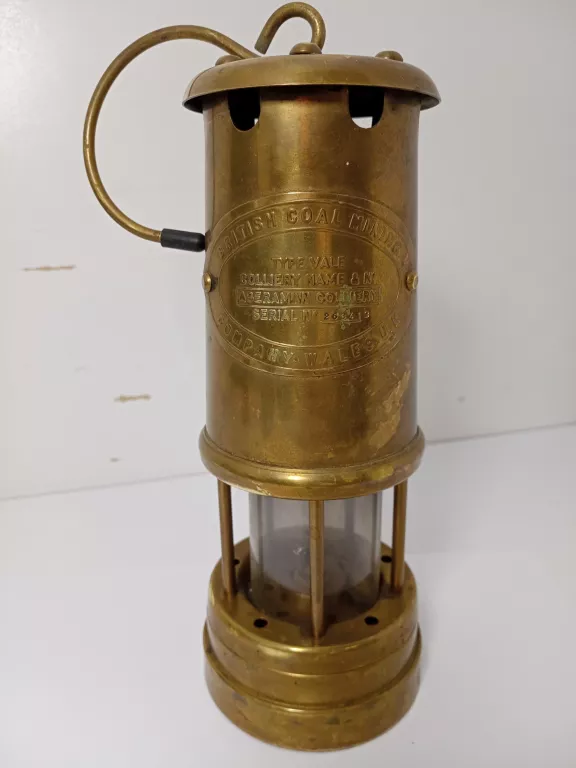 GÓRNICZA LAMPA NAFTOWA BRITISH COAL MINING