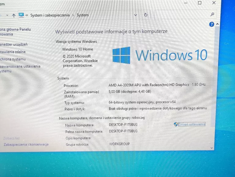 LAPTOP SAMSUNG 305E AMD A4 RAM 5GB HDD 1TB