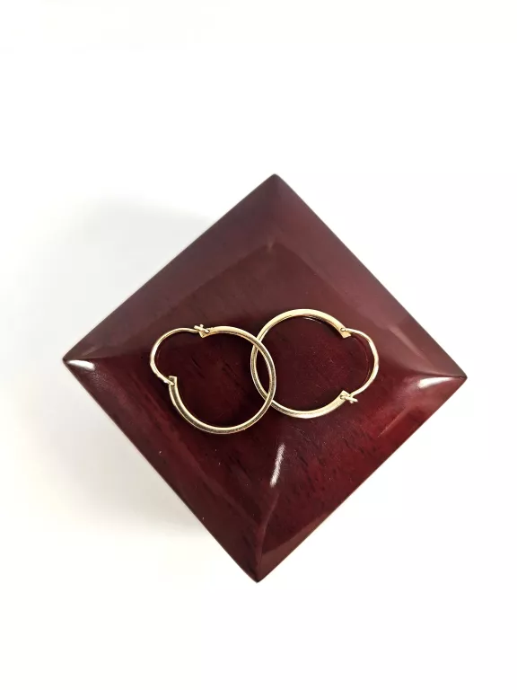 ZŁOTE KOLCZYKI KOŁA 585 2,55G