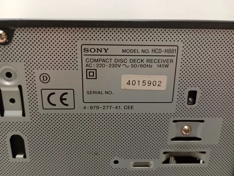 WIEŻA SONY HCD-H881 @@POLECAM@@