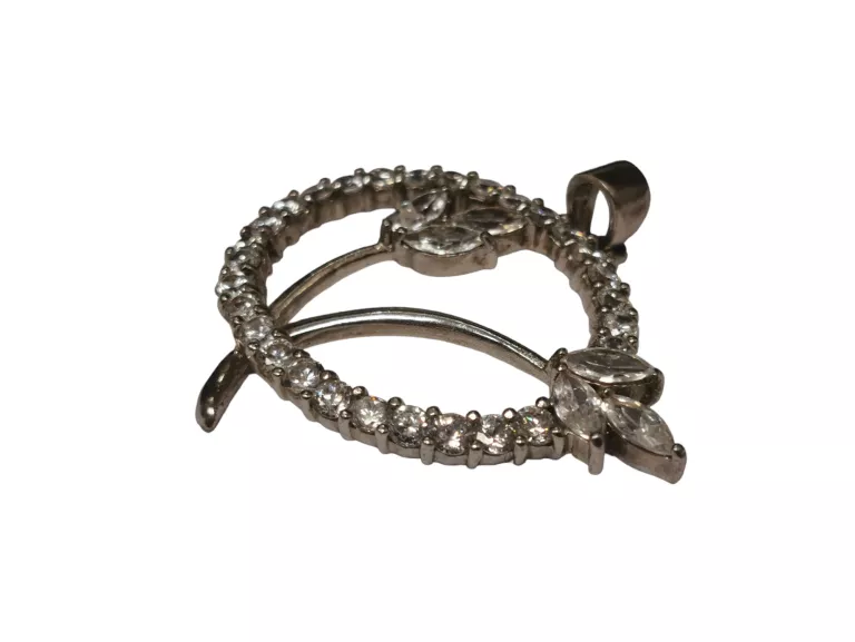 SREBRNA ZAWIESZKA Z CYRKONIAMI 925 16,43G