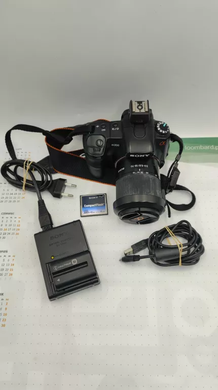 APARAT SONY ALPHA DSLR-A200
