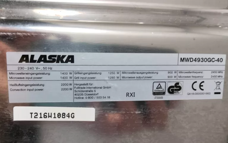 MIKROFALÓWKA ALASKA MWD4930GC-40