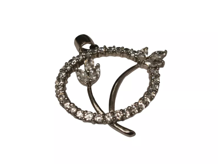 SREBRNA ZAWIESZKA Z CYRKONIAMI 925 16,43G