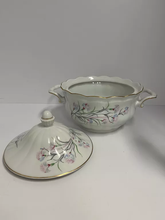 PIĘKNA WAZA PORCELANOWA WAŁBRZYCH KWIATY OKAZJA