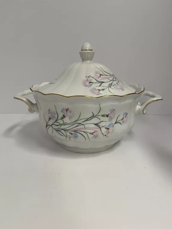 PIĘKNA WAZA PORCELANOWA WAŁBRZYCH KWIATY OKAZJA
