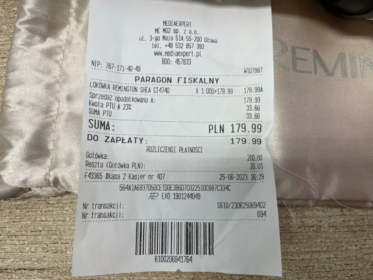 LOKÓWKA CERAMICZNA REMINGTON SHEA CI4740