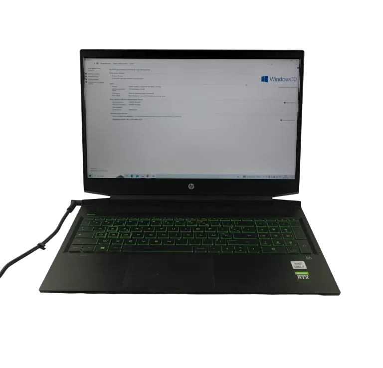 LAPTOP HP PAVILON 16 I7-10750H 16GB RTX2060