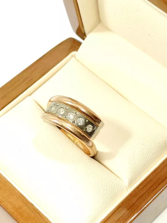 zloty-pierscionek-z-5-kamieniami-585-299g-r16-rodzaj-2205-2