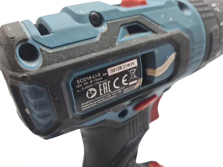ZESTAW ELEKTRONARZĘDZI ERBAUER +2A AKU +TORBA