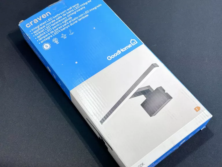 KINKIET ŁAZIENKOWY 3W1 GOODHOME CRAVEN 900 LM