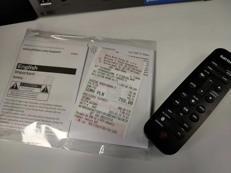 wieza-philips-tam4505-stan-uzywany