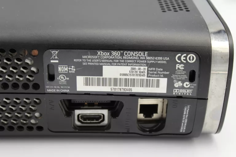 KONSOLA XBOX 360 ELITE 120GB + PAD