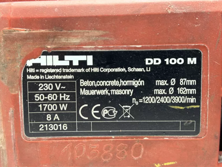 WIERTNICA DIAMENTOWA HILTI DD100 1700W