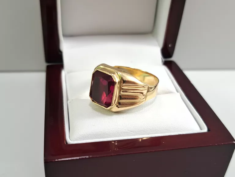 zloty-sygnet-z-syntetycznym-rubinem-585-r27-597g-rozmiarsrednica-wew-mm-161767