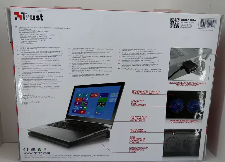 PODSTAWKA CHŁODZĄCA POD LAPTOPA TRUST AZUL