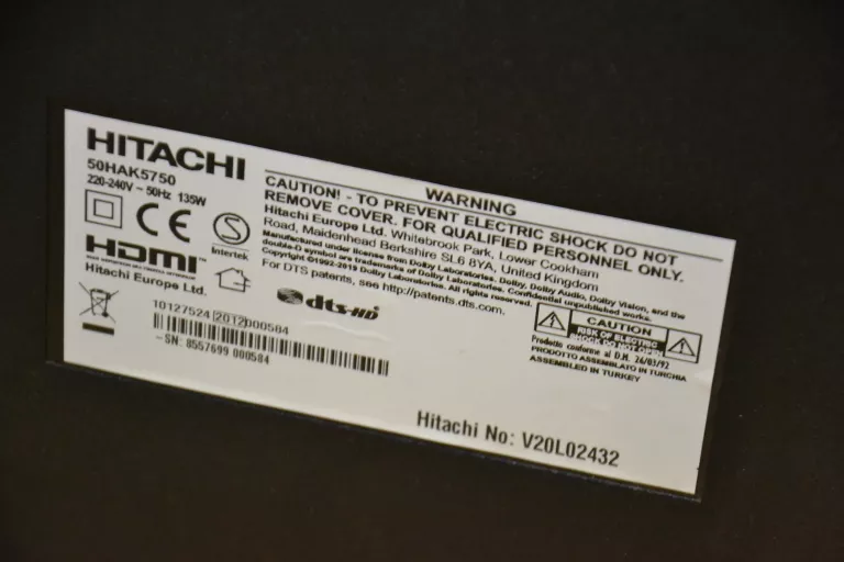 TELEWIZOR HITACHI 50HAK5750