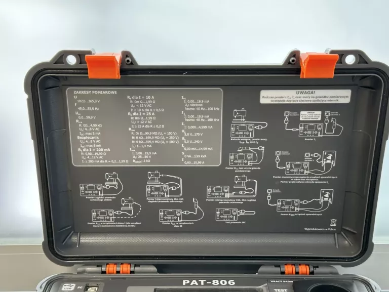 MIERNIK BEZPIECZEŃSTWA ELEKTRYCZNEGO PAT-805