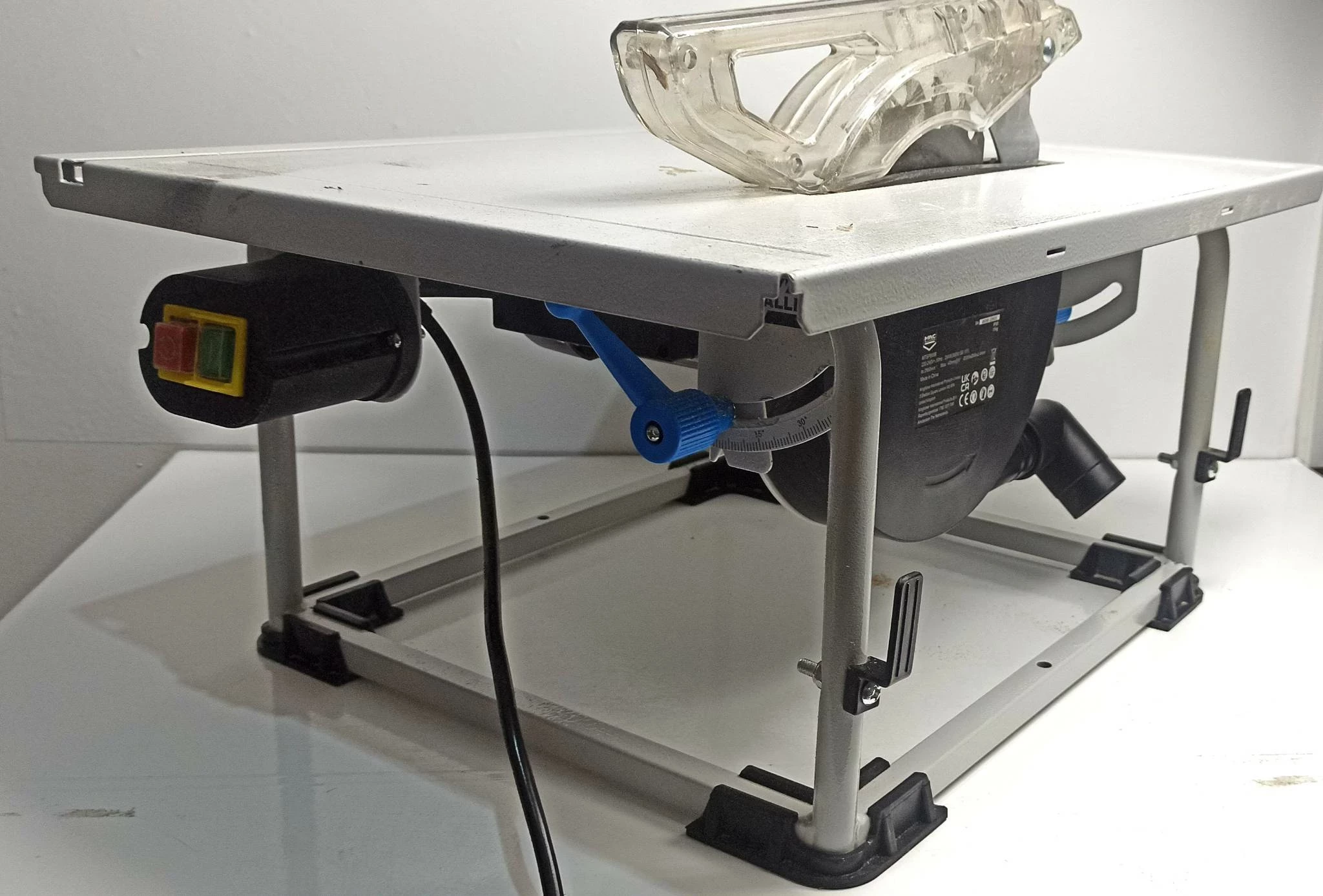 Mac allister mtsp800b 200mm discount brushless electric table saw