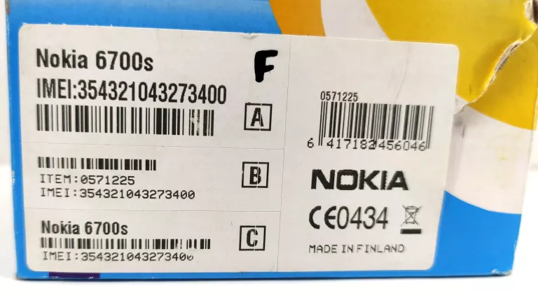 NOKIA 6700S STAN IGŁA FIOLETOWY